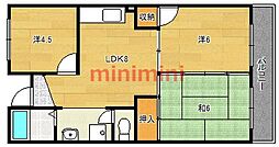 グリーンハイツ星見 3LDKの間取図画像