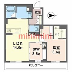 物件の間取り