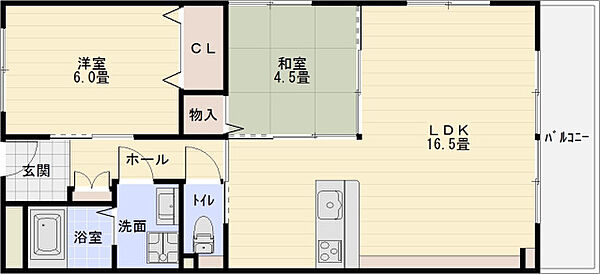 第5コーポ平野 ｜大阪府柏原市平野１丁目(賃貸マンション2LDK・3階・64.00㎡)の写真 その2