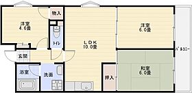 グランドール法善寺 505号室 ｜ 大阪府柏原市法善寺４丁目2-27（賃貸マンション3LDK・5階・57.00㎡） その2