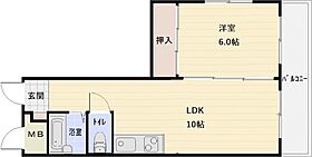 ビューハイム西村  ｜ 大阪府柏原市国分本町７丁目（賃貸マンション1LDK・2階・30.72㎡） その2