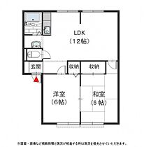 サンビレッジリバーハイムA  ｜ 大阪府大阪市平野区長吉川辺２丁目（賃貸アパート2LDK・1階・52.84㎡） その2