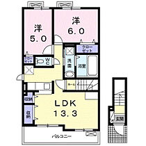 フォルトゥーナ道明寺B棟  ｜ 大阪府藤井寺市道明寺４丁目（賃貸アパート2LDK・2階・58.04㎡） その2