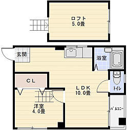アミニティービッグワン 1LDKの間取図画像