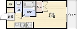 ソフィアコート 1Kの間取図画像