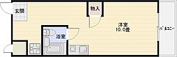 OMレジデンス柏原2 ワンルームの間取図画像