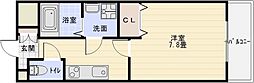 ルミエール八尾駅前 1Kの間取図画像