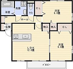物件の間取り