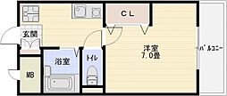スペランツァ ワンルームの間取図画像