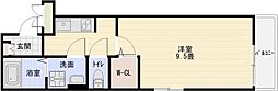 ヒノカ1 1Kの間取図画像