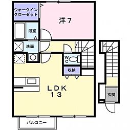 ヴィラアクティブ・エフ2 2階/-