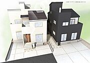パース鳥瞰図1※設計図を基に描き起こした物で、実際とは異なる場合がございます。