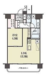 エントピア第二荻窪 1LDKの間取図画像