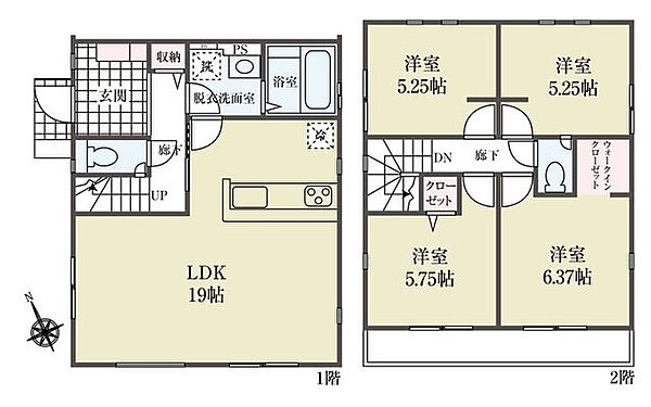 間取りを拡大表示