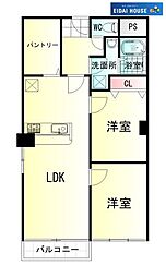 間取図画像 2SLDK