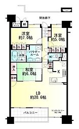 間取図画像 3LDK