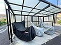 共用部屋根付き...
