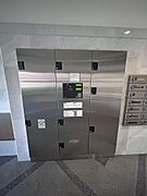 「再配達のストレスから解放。24時間受け取り可能な宅配ボックス。