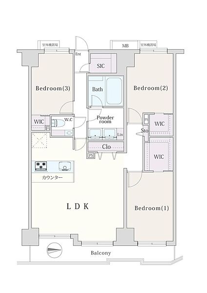 間取りを拡大表示