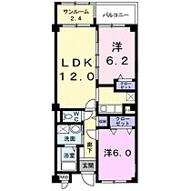 サンセール・ロワイエ 103 ｜ 富山県砺波市太郎丸1丁目（賃貸アパート2LDK・1階・57.00㎡） その2