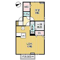 ラ・ビュー六番館 201 ｜ 富山県砺波市深江1丁目（賃貸アパート1LDK・2階・50.42㎡） その2