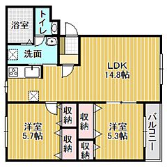 物件の間取り