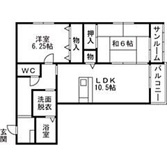 物件の間取り