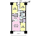 各部屋6帖以上...