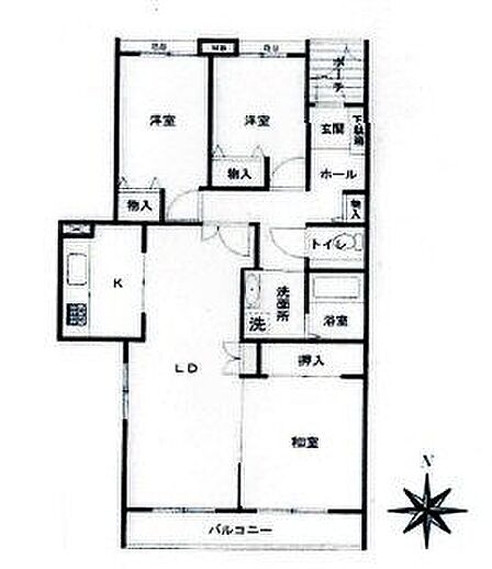 3LDK 間取り