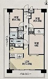 間取図画像 3LDK