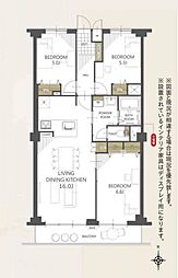 間取図画像 3LDK