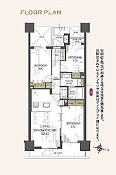 ダイアパレス千葉美術館 3LDKの間取図画像