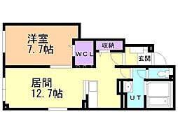 間取図画像 1LDK