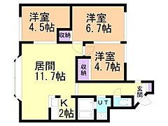 物件の間取り