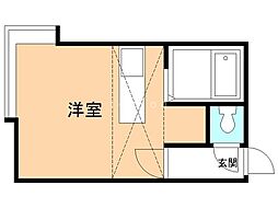 LIBRESAKURA ワンルームの間取図画像