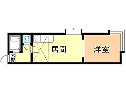 ニューサンロード 1DKの間取図画像