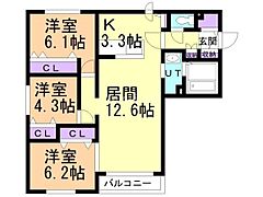 物件の間取り
