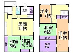 物件の間取り