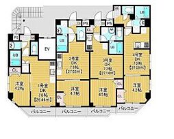 カイテキースV 403 4階1DKの間取り