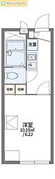 レオパレスアザレアヒルズ 1Kの間取図画像