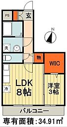 間取図画像 1DK