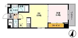 アイデアル 1LDKの間取図画像