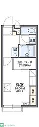 レオパレスクリスタルおゆみ野 1Kの間取図画像