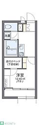 レオパレスコージー幕張 1Kの間取図画像