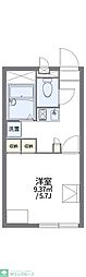 レオパレスシャンテ幕張 1Kの間取図画像
