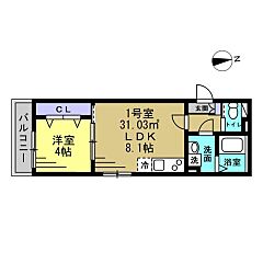 物件の間取り