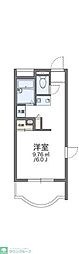 レオパレスパティオ 1Kの間取図画像