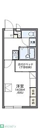 レオパレスモネ 1Kの間取図画像