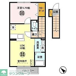ルーチェ 1LDKの間取図画像