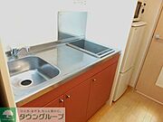 2口電気コンロ電子レンジ冷蔵庫付です